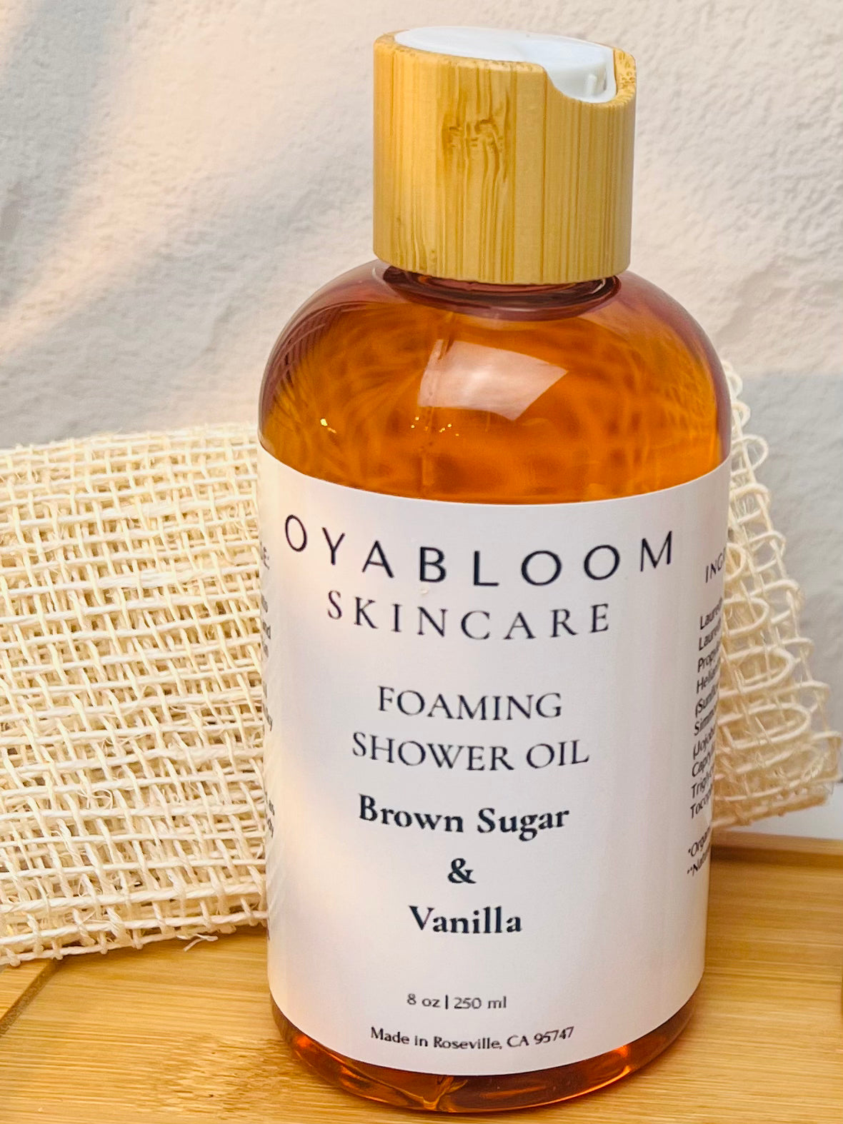 Brown Sugar & Vanilla Foaming Shower Oil