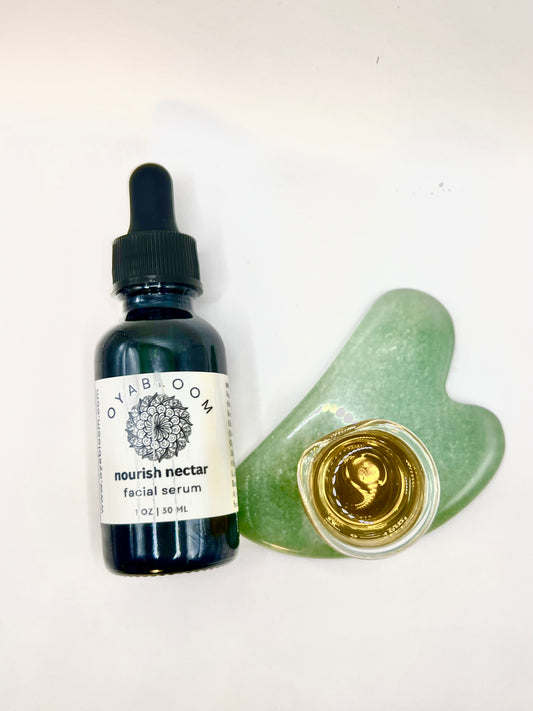 The Art of Self-Care: A Nightly Gua Sha Ritual with Oyabloom Facial Serum